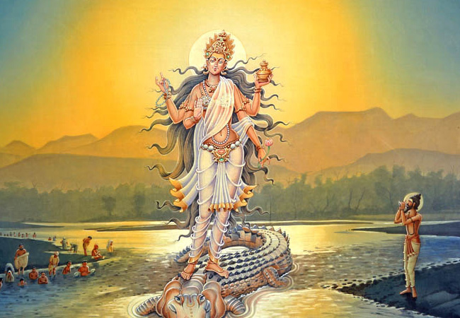 The Descent of the Ganga: Divine Flow from Heaven to Earth