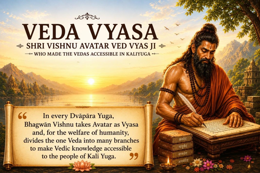 Why does Bhagwan Vishnu take the Vyasa Avatar and divide the Vedas every Dwaper Yuga?