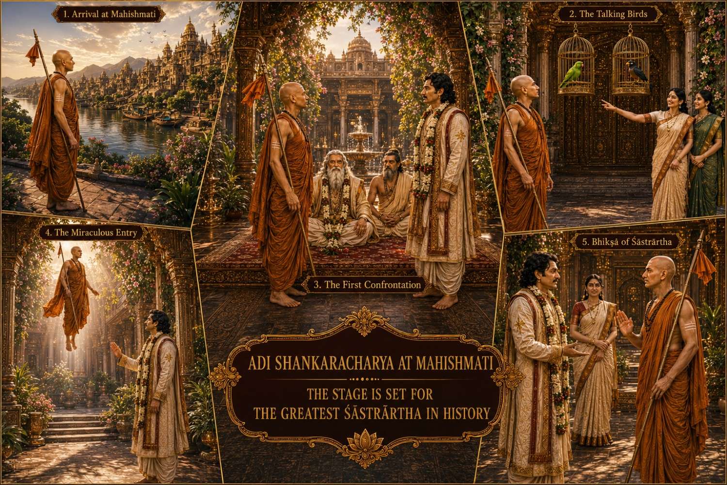 Adi Shankaracharya & Mandan Mishra: The Unpleasant Confrontation Before Shastrartha (Part 6)