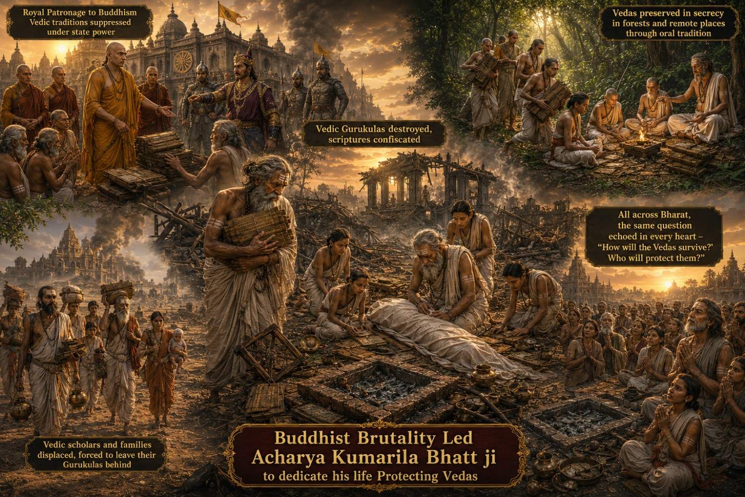 Adi Shankaracharya part 5 : Acharya Kumaril Bhatt’s Supreme Sacrifice
